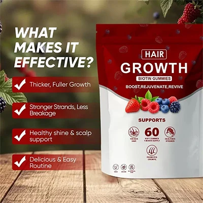 Hair growth BIOTIN GUMMIES1