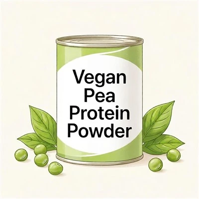 Vegānu zirņu proteīna pulveris